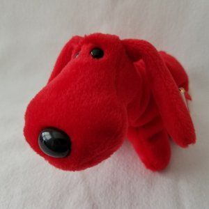 TY Beanie Babies Rover The Red Puppy Dog #4101 1996, Vintage, Collectible
